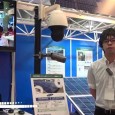 兼松日産農林株式会社はPVJapan 2014にて、太陽光発電システム向けネットワーク監視カメラを出展。高画質映像と360度旋回で広範囲をカバーできる遠隔地対応可能のネットワーク監視カメラを紹介。
