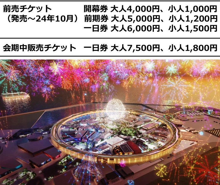 大阪・関西万博】入場チケットの価格が決定 - 展示会とMICE